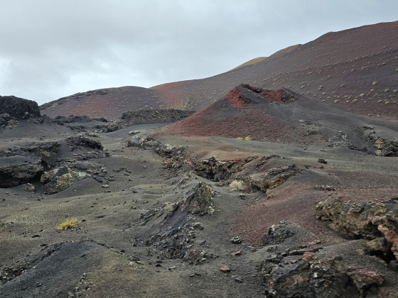 kleiner Berg Lanzarote hinter Timanfaya